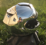 PEINTURE CHROME SUR CASQUE PEINTURE CHROME SUR CASQUE