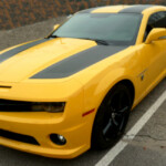 Peinture Chevrolet Camaro et bandes déco