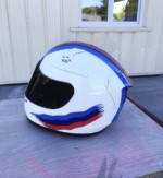 Peinture BMW MOTORSPORT sur casque