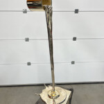 Sculpture peinture chrome teintée or naturel