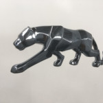 PEINTURE CHROME NOIR SUR PANTHERE